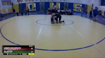 160 lbs Finals (2 Team) - Joseph Richardson, Backyard Boyz Black vs Eli Novoa, Camden 2