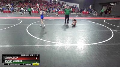 85 lbs Semifinal - Sawyer Viebrock, St Croix Falls vs Lennon Guth, Crandon Cardinals