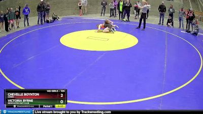 105 lbs Round 2 - Chevelle Boynton, COWA vs Victoria Byrne, Deschutes Mat Club