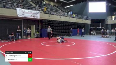 110 lbs Consi Of 8 #2 - Zack Lombreglia, Newton, NJ vs Daniel Kornev, Richboro, PA