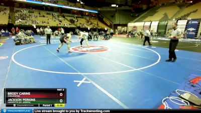 175 Class 2 lbs Cons. Round 2 - Jackson Perkins, Lafayette (St. Joseph) vs Brody Carins, Chillicothe