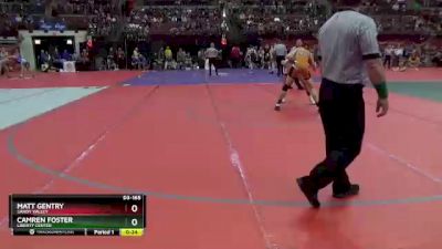 D3-165 lbs Cons. Round 2 - Matt Gentry, Sandy Valley vs Camren Foster, Liberty Center