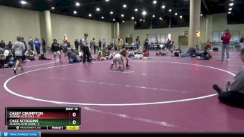 90 lbs Round 4 (6 Team) - Casey Crumpton, Alabama Elite Gold vs Case Scoggins, Alabama Elite White