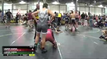 125 lbs Quarterfinals (8 Team) - Carter Harms, Missouri Gold vs Jasper Harper, American Gladiators-Red