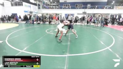 116 lbs Quarterfinal - Kaidence Green, Calibur Wrestling Academy vs Liam Bentley, Va Team Predator