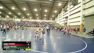 175 lbs Champ. Round 2 - Xander Carlson, Timpanogos vs Casey Ramirez, Granger