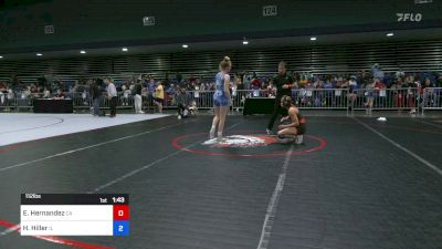 112 lbs Semifinal - Eden Hernandez, CA vs Harlee Hiller, IL