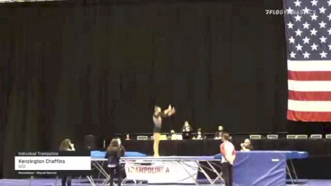 Kenzington Chaffins - Individual Trampoline, GZG - 2021 USA Gymnastics Championships