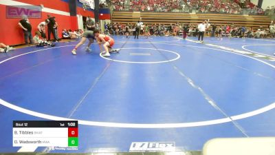 126 lbs Round Of 16 - Beckham Tibbles, Skiatook Youth Wrestling vs Oliver Wadsworth, Morris Wrestling Association