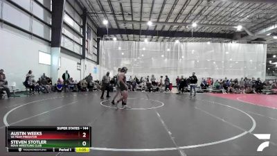 144 lbs Quarterfinal - Steven Stotler, NOVA Wrestling Club vs Austin Weeks, VA Team Predator