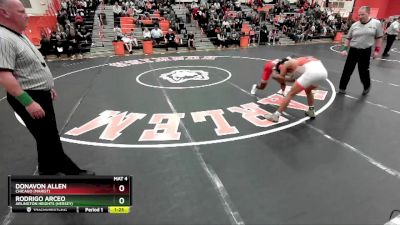 138 lbs Cons. Round 4 - Donavon Allen, Chicago (MARIST) vs Rodrigo Arceo, Arlington Heights (HERSEY)