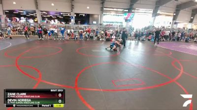 115 lbs Quarterfinal - Zane Clark, El Paso Supers Wrestling Club vs Devin Noriega, El Paso Supers Wrestling Club