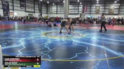 157 lbs Cons. Round 2 - Alek Martinez, NOVA Wrestling Club vs Nolan Buck, Great Neck Wrestling Club