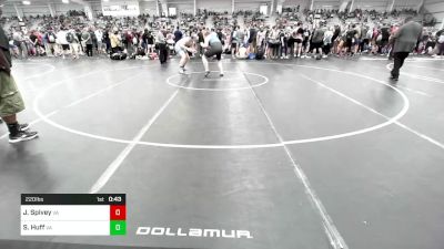 220 lbs Consi Of 32 #2 - Joshua Spivey, VA vs Schey Huff, VA