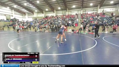 164 lbs Semifinal - Jessailah Thammavongsa, AK vs Camilla Granado, CA