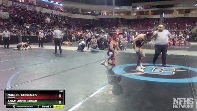 4A 121 lbs 5th Place Match - Adam Abdeljawad, Miyamura vs Manuel Gonzales, Grants