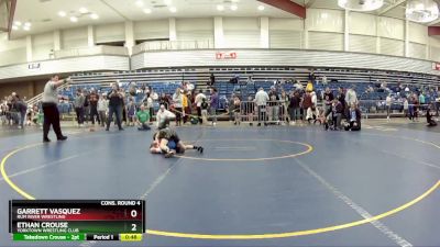 59 lbs Cons. Round 4 - Ethan Crouse, Yorktown Wrestling Club vs Garrett Vasquez, Rum River Wrestling