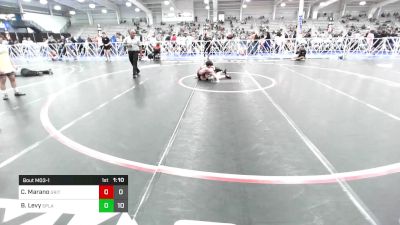 120 lbs Rr Rnd 1 - Colin Marano, Grit Mat Club Red vs Ben Levy, Spladle City