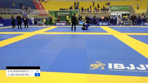 BEATRIZ ALBUQUERQUE SOUZA vs EMILE DOS SANTOS FRAGA 2024 Brasileiro Jiu-Jitsu IBJJF