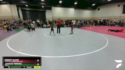 51-52 lbs Round 3 - Jamison Perkins, Texas vs Knight Sloan, Alamo City Wrestling Club