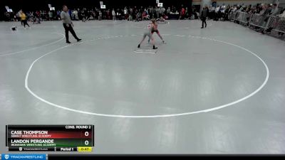 86 lbs Cons. Round 2 - Landon Pergande, Ironhawk Wrestling Academy vs Case Thompson, Sebolt Wrestling Academy