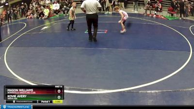 56 lbs Quarterfinal - Kovie Avery, WESTLAKE vs Mason Williams, Bonneville Wrestling Club