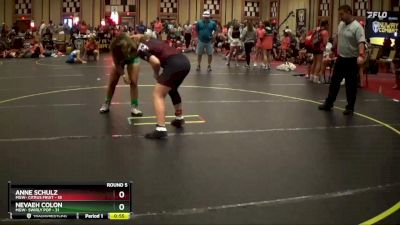 138 lbs Round 5 (6 Team) - Anne Schulz, MGW- Citrus Fruit vs Nevaeh Colon, MGW- Swirly Pop