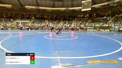 70 lbs Round Of 16 - Aasar Freeland, The Glasgow Wrestling Academy vs Noah Howenstein, Siouxland Wrestling Academy