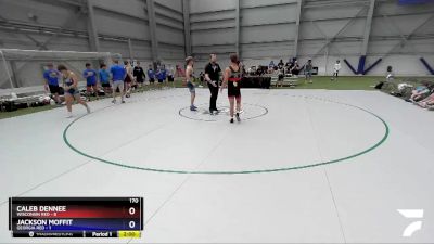 170 lbs Quarters & 1st Wb (16 Team) - Caleb Dennee, Wisconsin Red vs Jackson Moffit, Georgia RED