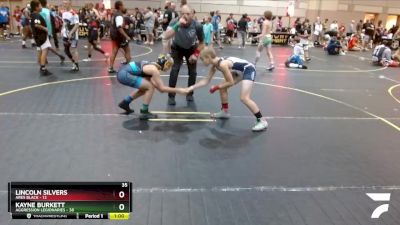 101 lbs Finals (8 Team) - Kayne Burkett, Aggression Legionaries vs Lincoln Silvers, Ares Black