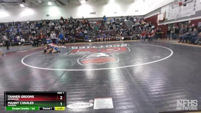 120 lbs Semifinal - Manny Canales, Warden vs Tanner Grooms, Okanogan