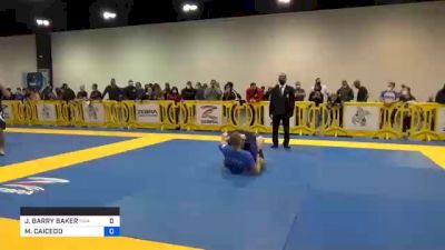 JOSHUA BARRY BAKER vs MICHAEL CAICEDO 2020 IBJJF Pan No-Gi Championship