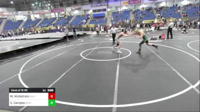 120 lbs Consi Of 16 #2 - Marshal Wickstrom, Dolores Middle School vs Carlos Campos, Monte Vista Middle School