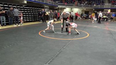 57 lbs Rd 6 - Consi Of 4 - Aria Dunkovich, Fort Cherry vs Cambreean Walls, Southern Huntington