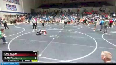 66 lbs Quarterfinal - Luke Nelson, Hard Rock Rams vs Quin Chellis, Summerville Takedown Club