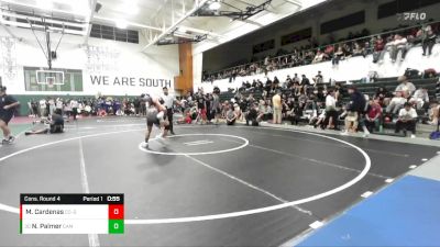 120 lbs Cons. Round 4 - Nathan Palmer, Camarillo vs Matthew Cardenas, Calvary Chapel (Downey)