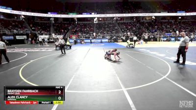 II-132 lbs Quarterfinal - Brayden Fahrbach, Mount Sinai vs Alex Clancy, Saranac