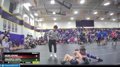 68/73 Round 2 - Frederick Smith, Team Bear Wrestling Club vs Jacek Lepore, Lexington Youth Wrestling