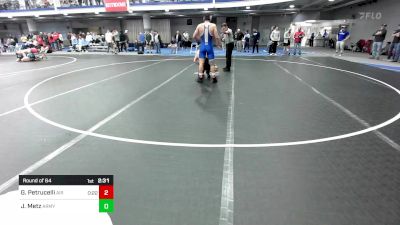 165 lbs Round Of 64 - Giano Petrucelli, Air Force Academy vs Joe Metz, Army-West Point