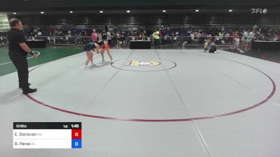 124 lbs Consi Of 8 #2 - Elizabeth Donovan, NH vs Brooklyn Perez, AZ