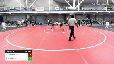 157 lbs Round Of 16 - Denton Spencer, Virginia vs Nate Lukez, Army-West Point