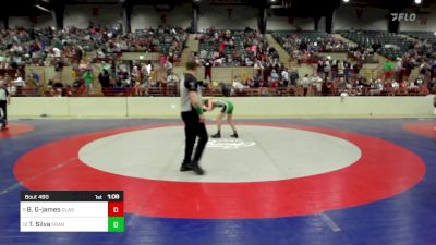 135 lbs Round Of 16 - Breylan Grier-james, Glasgow Wrestling Academy vs Trey Silva, Franklin County Youth Wrestling