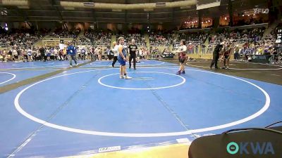 Round Of 16 - Cooper Frank, HBT Grapplers vs Tristan Mowdy, Checotah Matcats