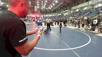 61 lbs Semifinal - Lucas Slocum, Stout Wr Acd vs Francisco Chacon, Toppenish USA Wrestling