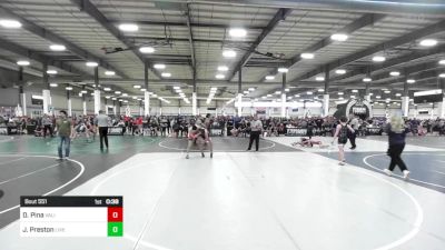 116 lbs Consolation - David Pina, Valiant College Prep vs Jayden Preston, Live Training