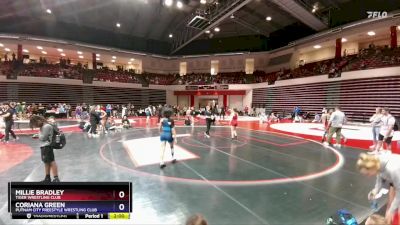 130 lbs 3rd Place Match - Coriana Green, Putnam City Freestyle Wrestling Club vs Millie Bradley, Tiger Wrestling Club