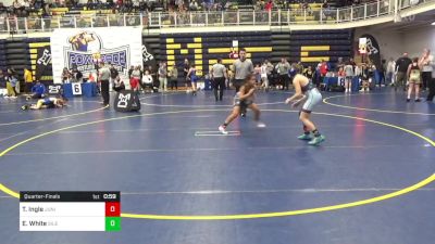 105 lbs Quarterfinal - Tanner Ingle, Juniata vs Emanuel White, Silent Victory