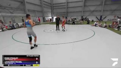 132 lbs Placement Matches (8 Team) - Evan Stanley, Team Indiana vs Leonardo Michel, Team Oregon