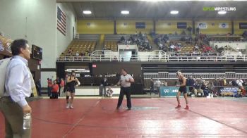 132 lbs 5th Place - Joe Fisk, Archbishop Spalding vs Mason Dubois, St. Christophers