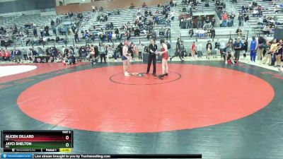 61 lbs Quarterfinal - Alicen Dillard, TX vs Jayci Shelton, MO